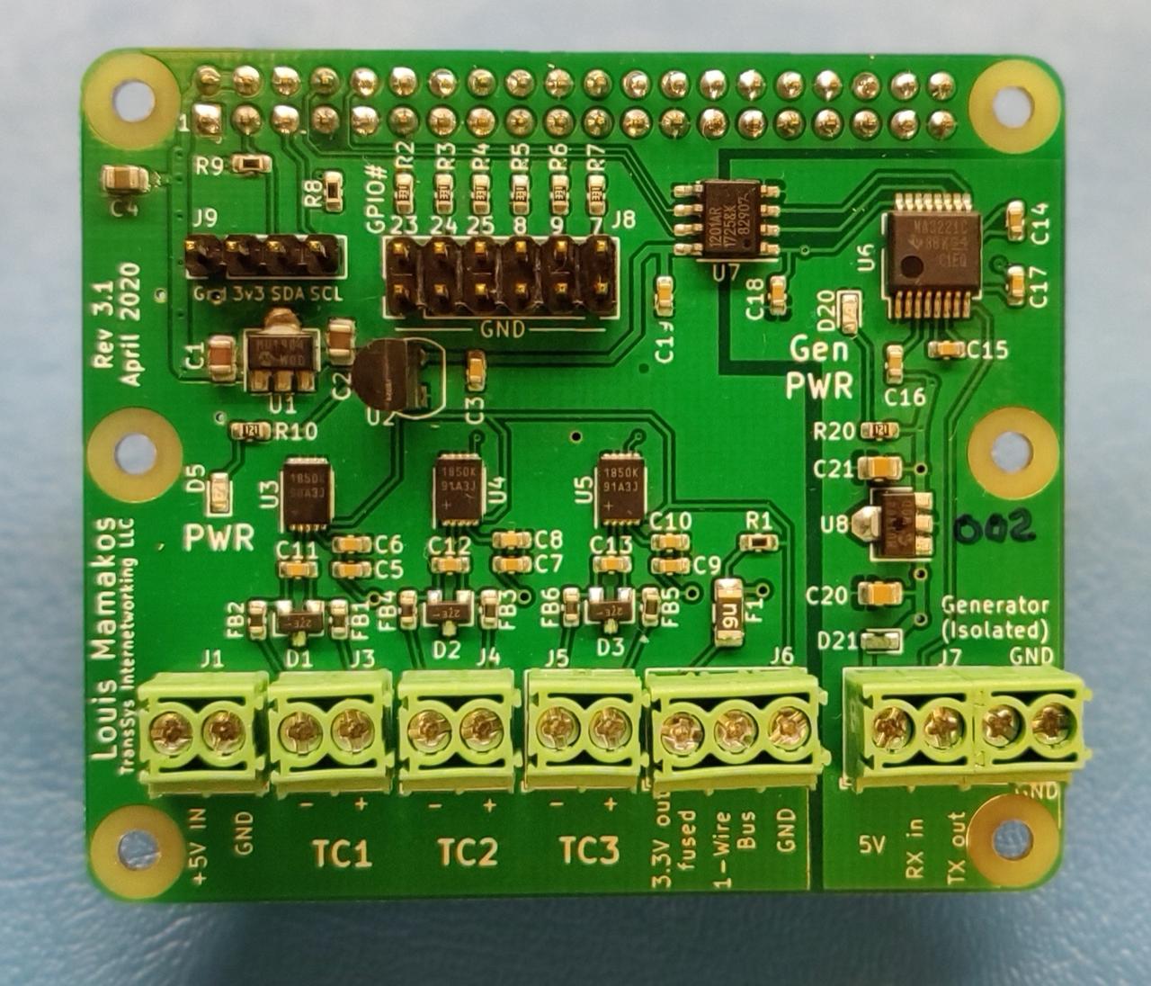 genmon thermocouple board